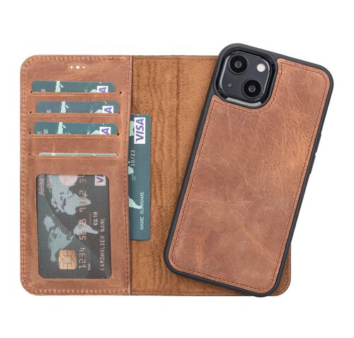 Magic Case iPhone 13 - Antiek Bruin - iPhone 13