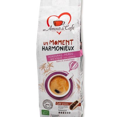 Café grains "Un Moment Harmonieux", HONDURAS, PÉROU, MEXIQUE