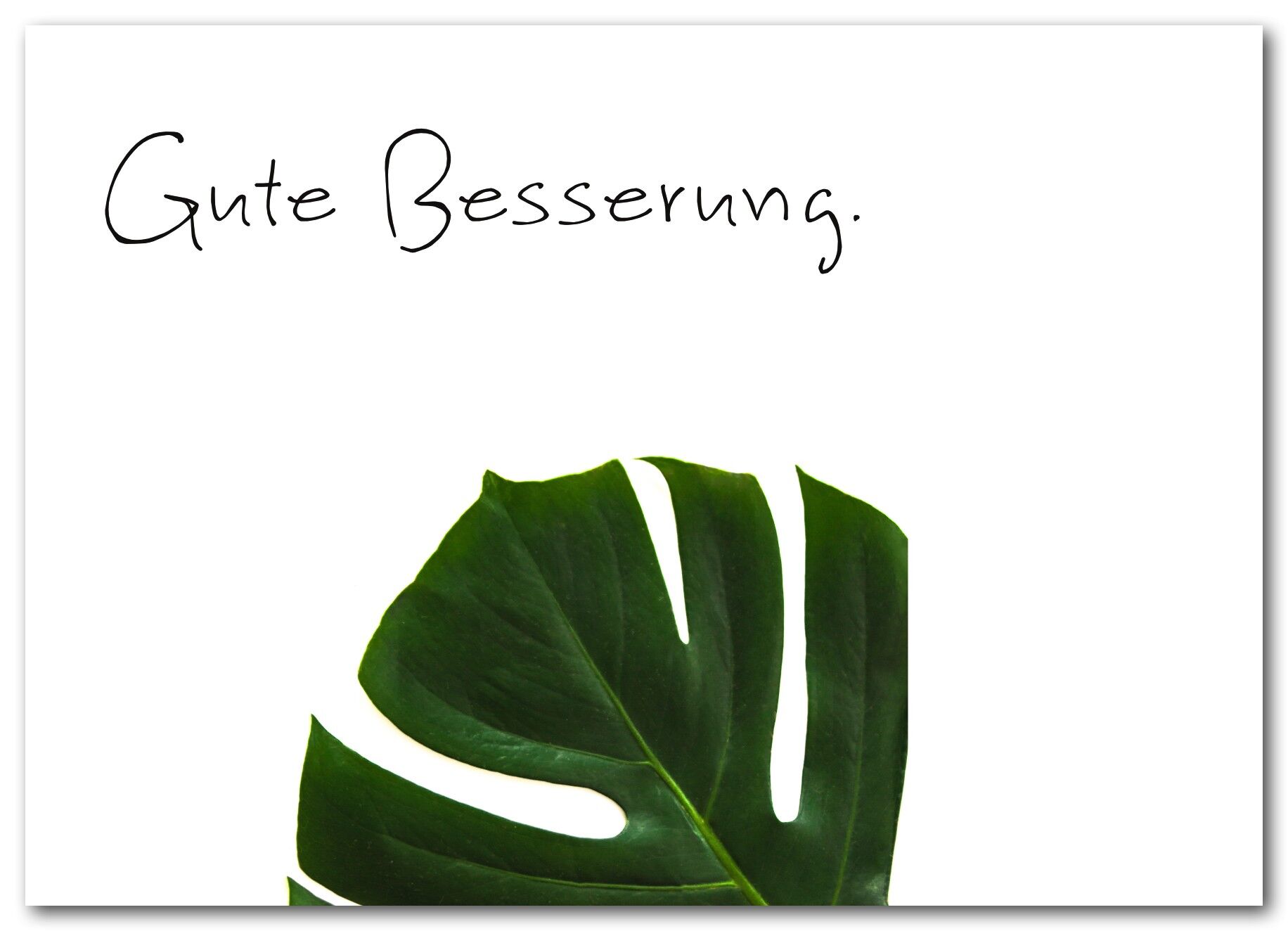 Cartolina "Guarisci presto"