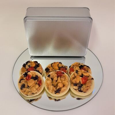 Luxury Vegan White Chocolate Florentines