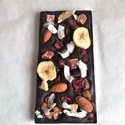 Organic Grand Cru Fruit & Nuts Dark Chocolate Bar