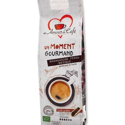 Café grains "Un Moment Gourmand", MADAGASCAR, PÉROU, MEXIQUE