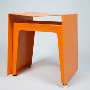 Tabouret, H01, sans coussin d'assise, orange foncé