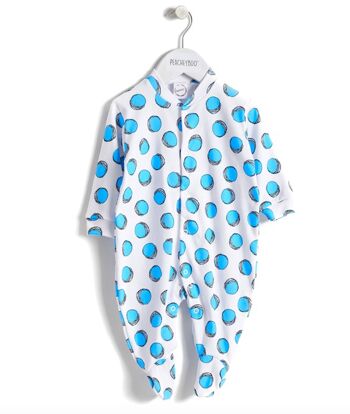 Babygrow Macaron aux bleuets