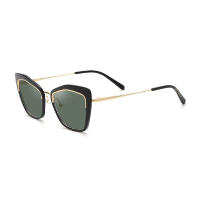 Polarisierte Cat-Eye-Sonnenbrille für Damen in Schildpatt TT1447S