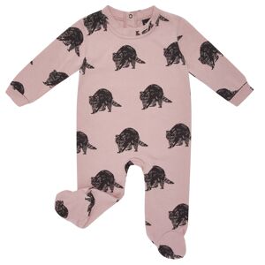 Pyjama rose à imprimé raton laveur