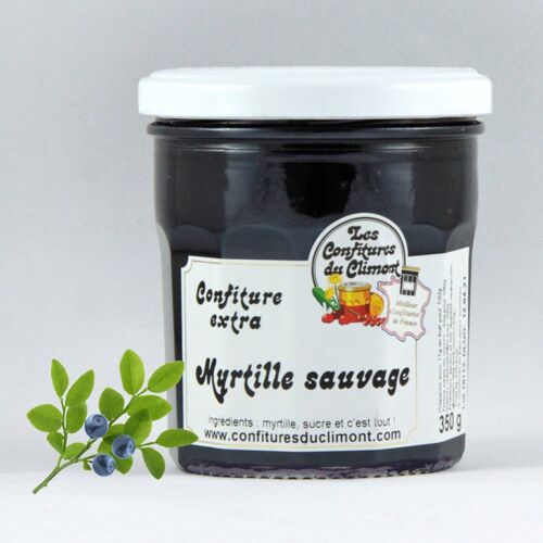 Confiture Extra Myrtille sauvage - 350g