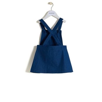 Robe chasuble en denim: bleu foncé 2