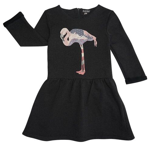 Flamingo Dress - Black