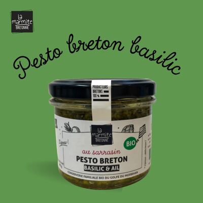 Pesto bretone biologico di basilico e aglio