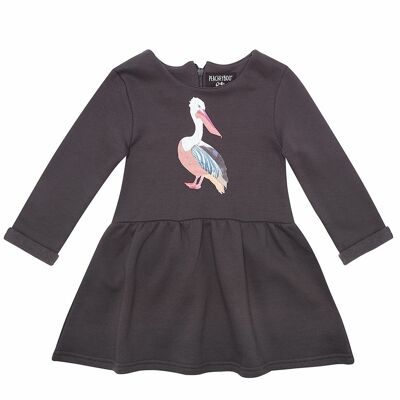 Pelican Dress - Charcoal