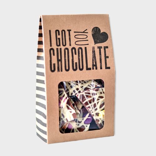 'Pop Goes The Chocolate' Handmade Belgian Chocolate Shards