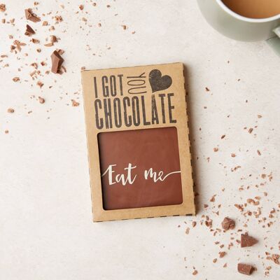 Barra de chocolate belga hecha a mano Eat Me