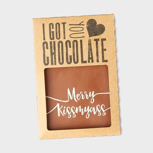 Merry Kissmyass Handmade Belgian Chocolate Bar