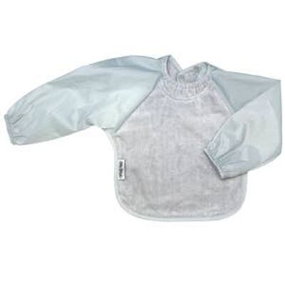 Silver Towel Long Sleeve Bib