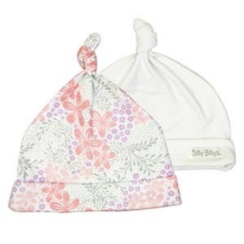 Bloom Gumnut Jersey Baby Hat 2pk