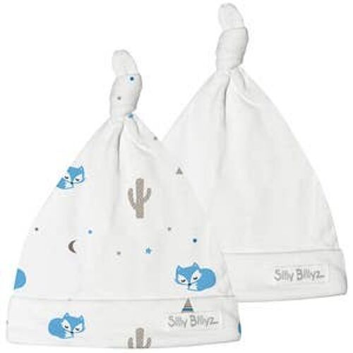 Desert Fox Gumnut Jersey Baby Hat 2pk