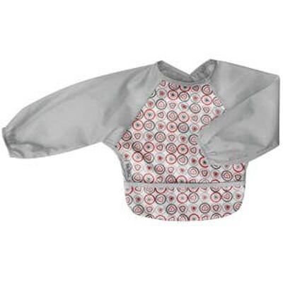 Wipe Clean Long Sleeve Bib Heart