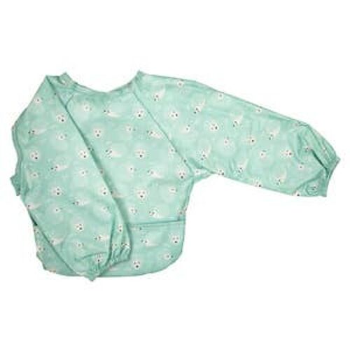 Wipe Clean Long Sleeve Bib Hedgehog