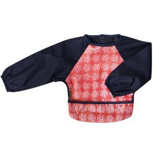 Wipe Clean Long Sleeve Bib Watermelon