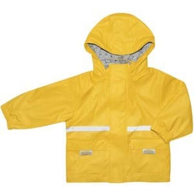 Veste imperméable jaune