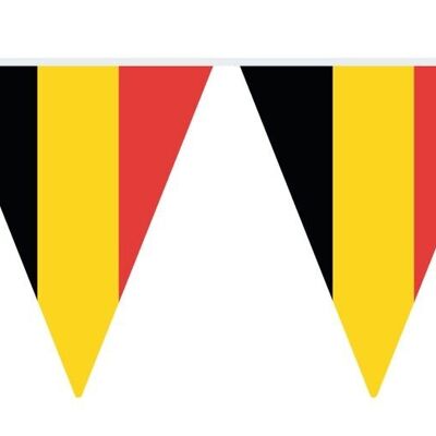 Flagline Bélgica Negro-Amarillo-Rojo - 50 metros
