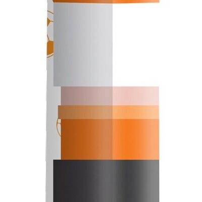 Confetti Kanon Voetbal Oranje - 28 cm