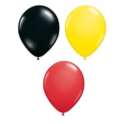 Luftballons Belgien 23cm - 12 Stück