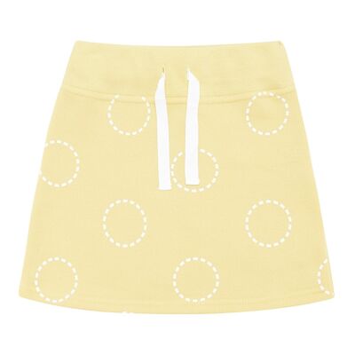 Mustard Circles Skirt