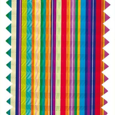 Pull Lantern Multicolored Stripes - 16cm