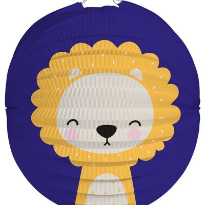 Lanterne ampoule Lion - 22cm