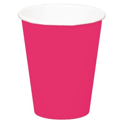 Pink Cups 350ml - 8 pieces