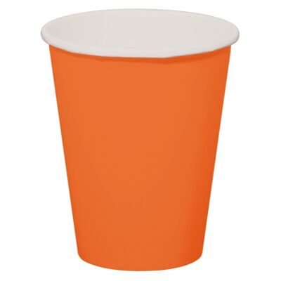 Orange Cups 350ml - 8 pieces