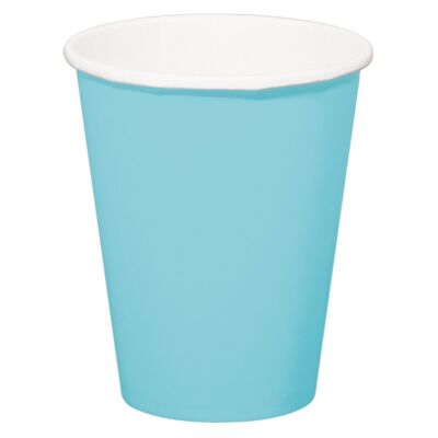 Baby Blue Cups 350ml - 8 pieces