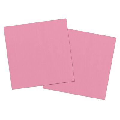 Tovaglioli rosa confetto 33x33cm - 20 pezzi