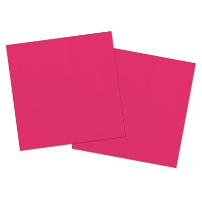 Roze Servetten 33x33cm - 20 stuks