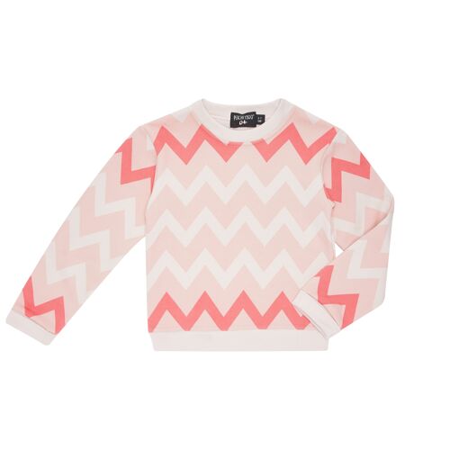 Flash Pink Chevron Sweater