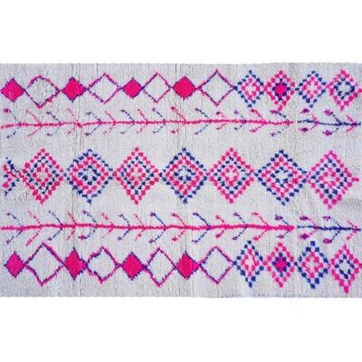 Berber Teppich aus Marokko rosa, lila