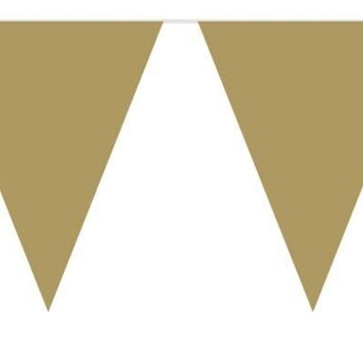 Gold Mini Bunting - 3 meters