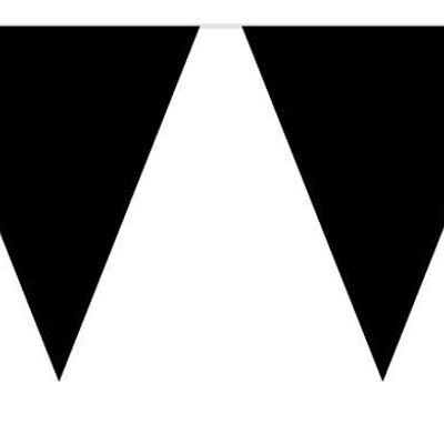 Mini Bunting Nero - 3 metri