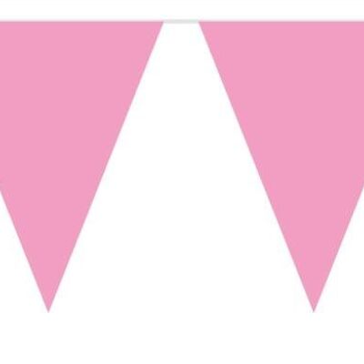Banderín rosa bebe XL - 10 metros