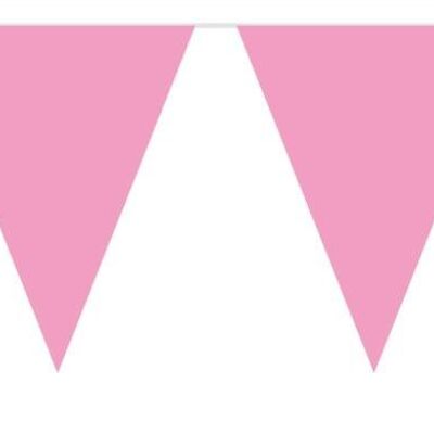 Baby pink Bunting XL - 10 meters