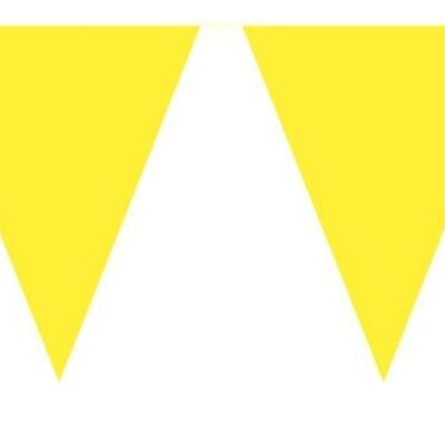 Bunting giallo XL - 10 metri
