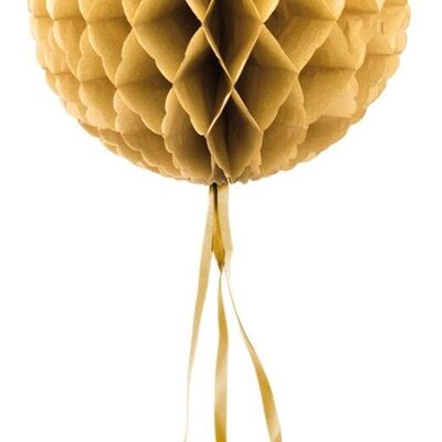 Honeycomb Bol Goud- 30 cm