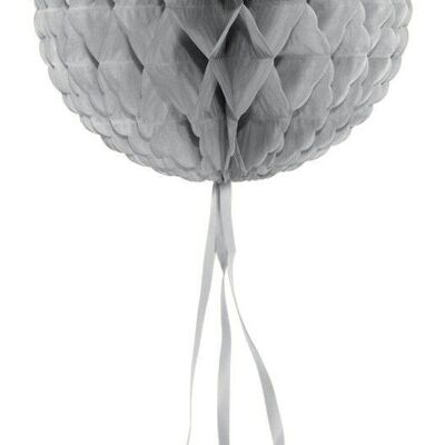 Honeycomb Sphere Silver - 30 cm