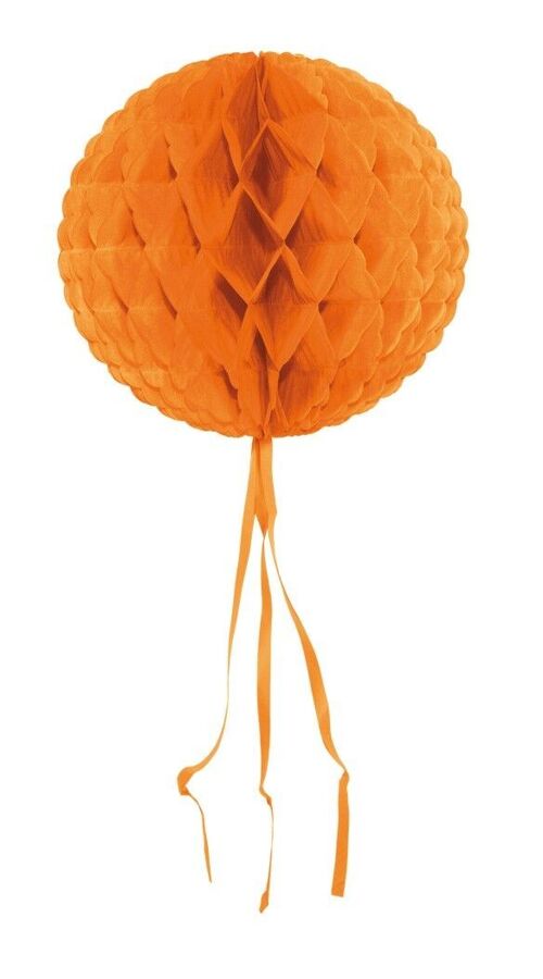 Honeycomb Bol Oranje - 30 cm