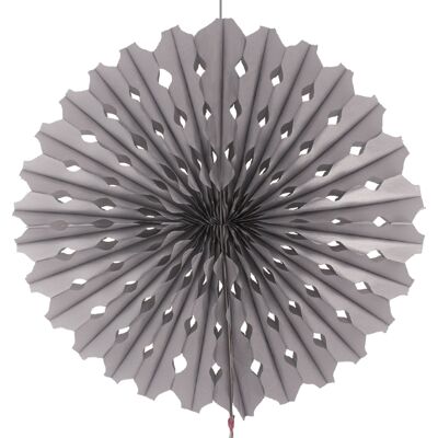 Honeycomb Fan Silver - 45cm