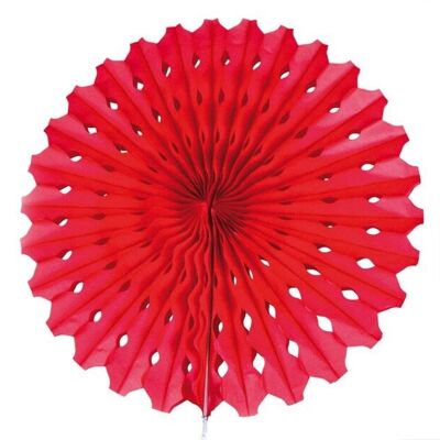 Honeycomb Fan Red - 45cm