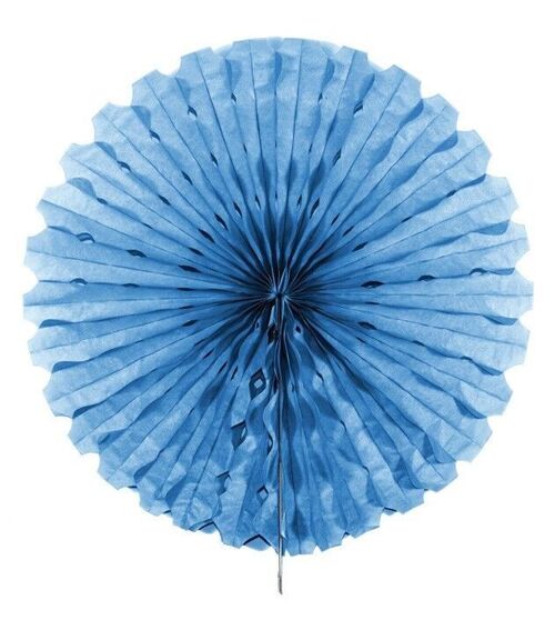 Honeycomb Waaier Baby Blauw - 45 cm