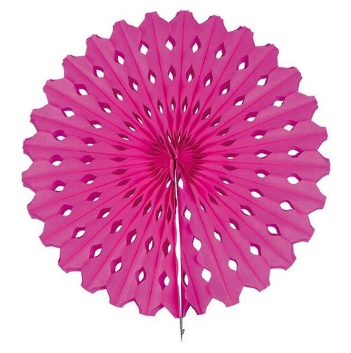 Honeycomb Waaier Donker Roze - 45cm